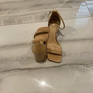 Tan Strappy heels